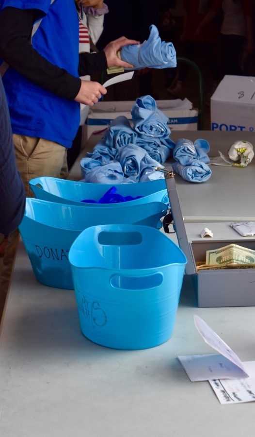 Students purchase Wish Kits to support the Make-A-Wish Foundation during lunch, Wed. Feb. 15.  Pic: Christian Liley