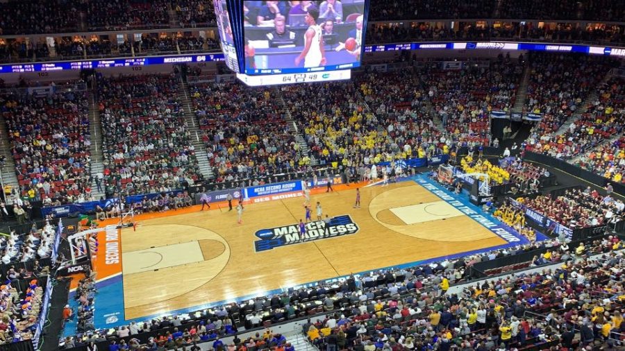 The Michigan Wolverines wins their game against the Florida Gators March 23. In the Second Round of March Madness, Michigan progressed after winning 64-49.
