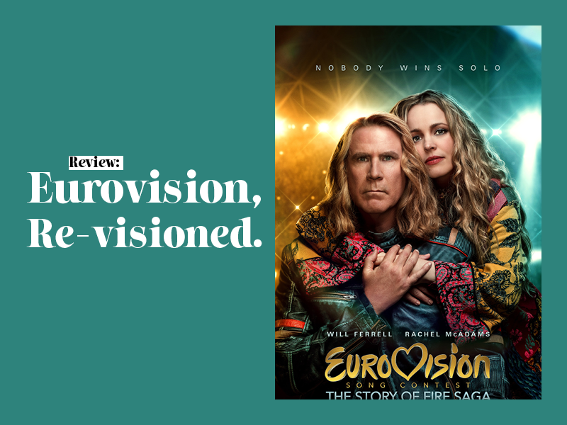 The movie poster from Eurovision Song Contest: The Story of Fire Saga from Wikipedia (image labeled for fair use)