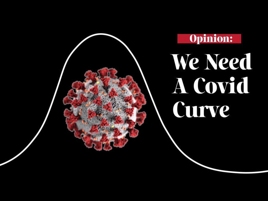 The featured image for the We Need A Covid Curve editorial.