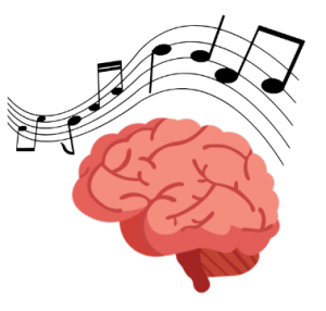A graphic shows how music can affect listeners mental health.