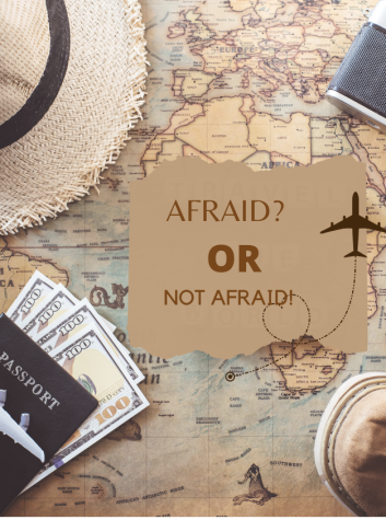 A graphic illustrates the tendency of people to either have a fear of flying or not.