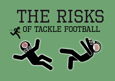 A graphic depicts some of the health risks associated with playing football.