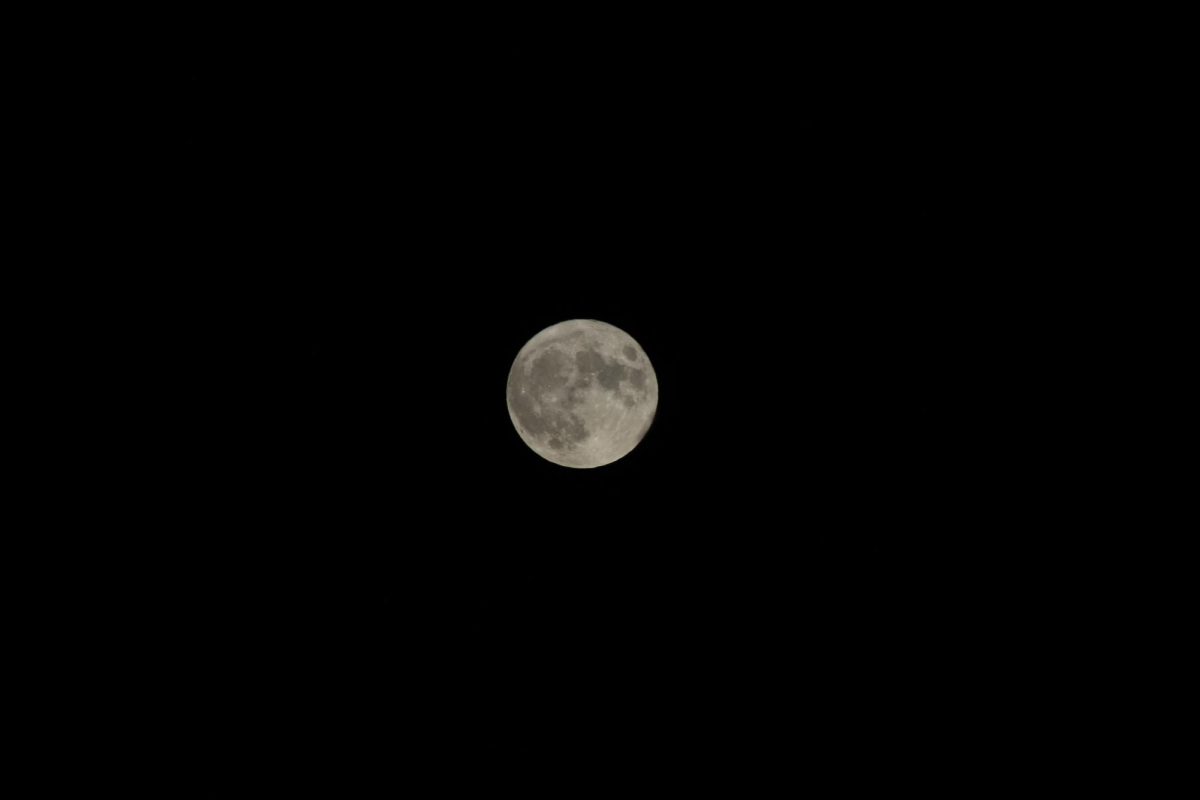 A blue super moon glows in the sky in Castle Pines Aug. 30. According to NASA, this was the last time a blue super moon will appear until 2037. "I woke up at 3:00 a.m. last night to see the moon. It was shining in my face, and I'm like, ‘why is it so bright?’ And it was white, not blue," Tristan Lladó '26 said. Reporting by: Shea Thompson