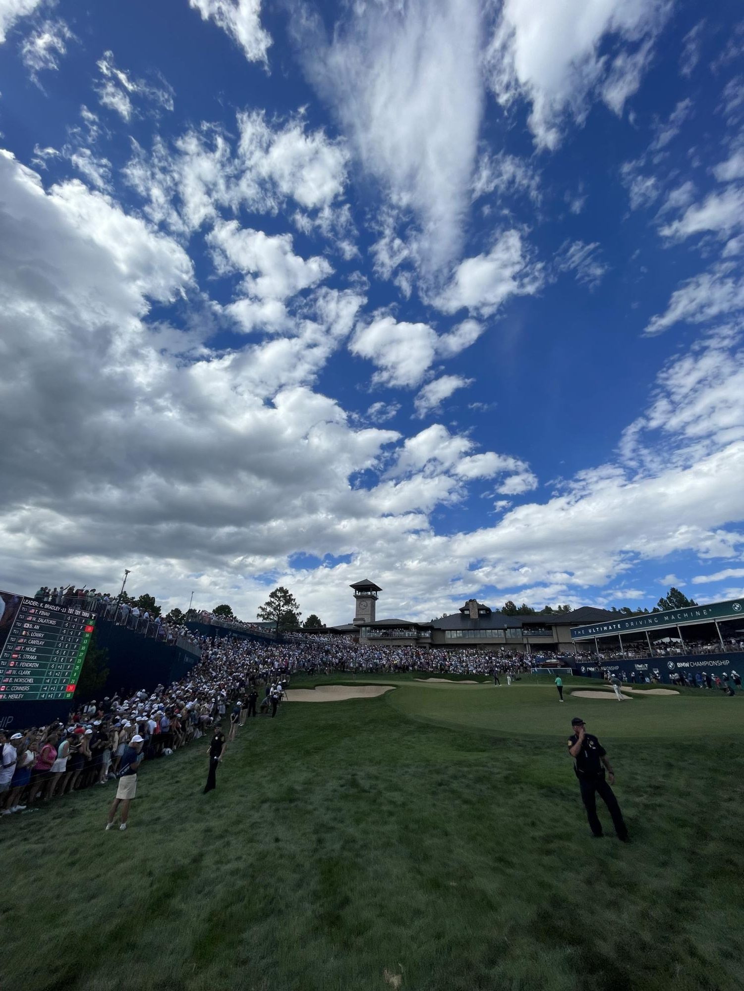 The image depicts the golf course in which the tournament took place on. 