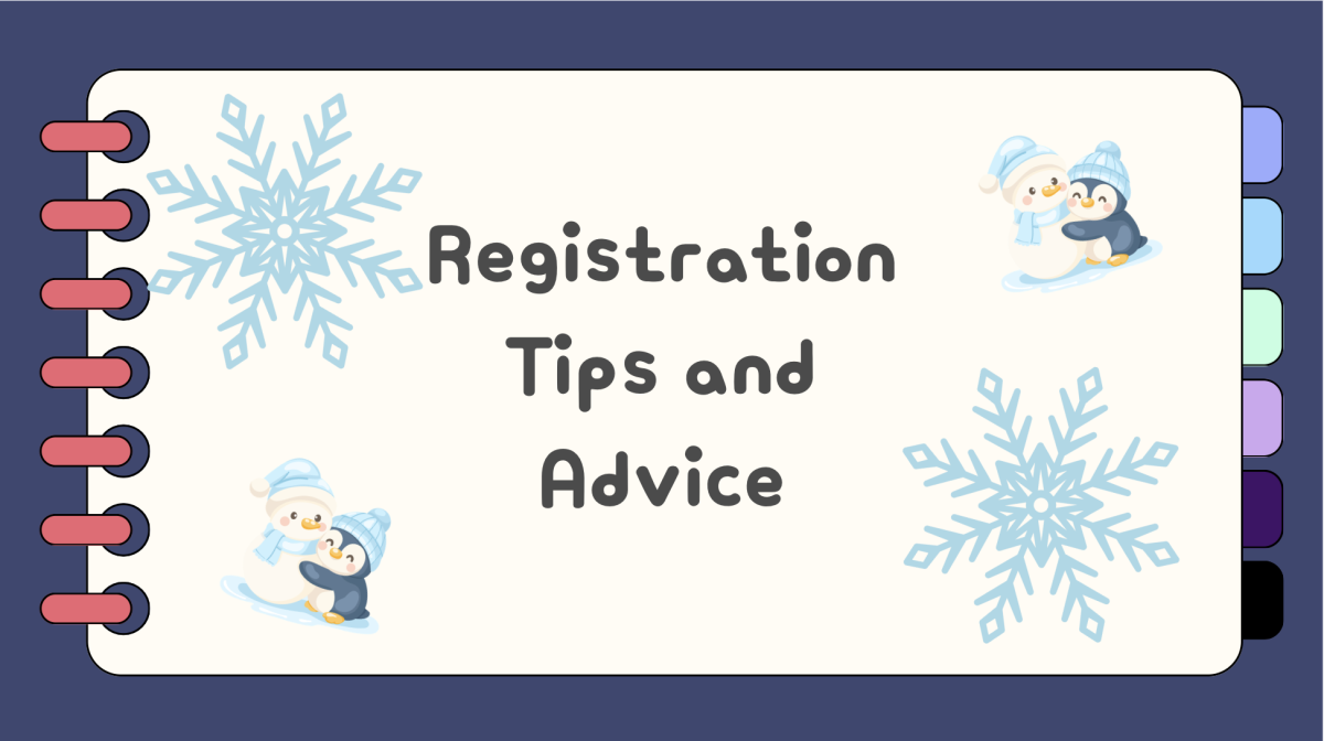 A graphic reads "Registration Tips and Advice". Registration for '26-'27 officially opens Jan. 30. 
